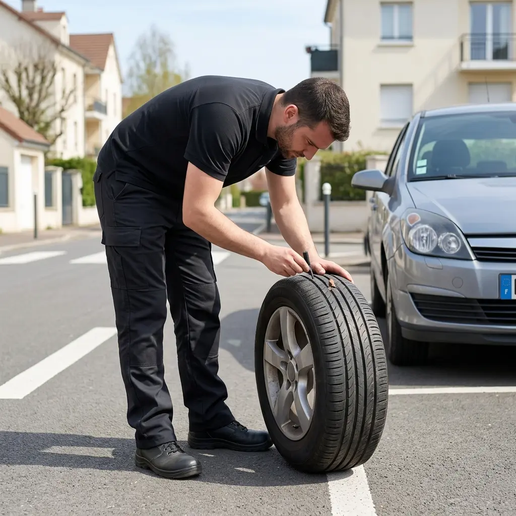 Comment nous réparons votre pneu