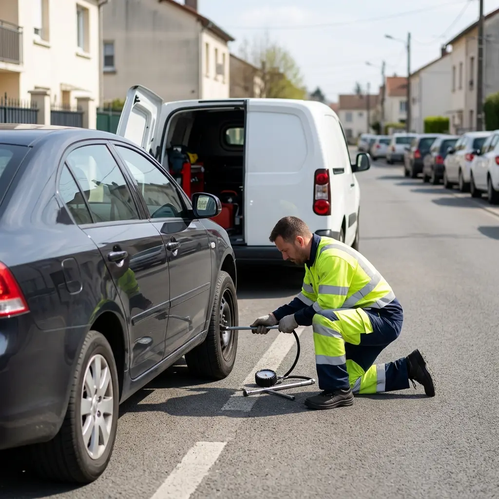 Les bons gestes en cas de pneu à plat à Gennevilliers