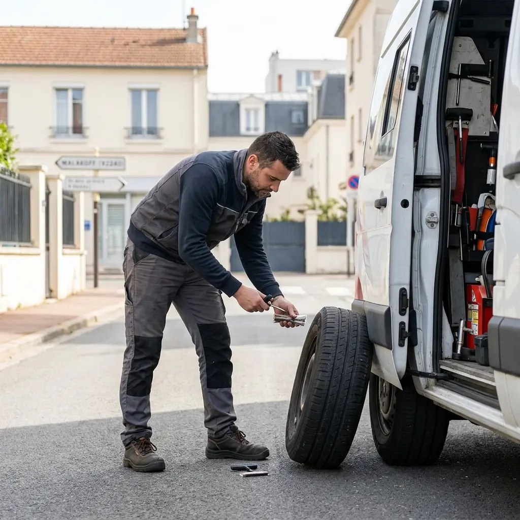 Comment réagir correctement en cas de crevaison à Malakoff ?