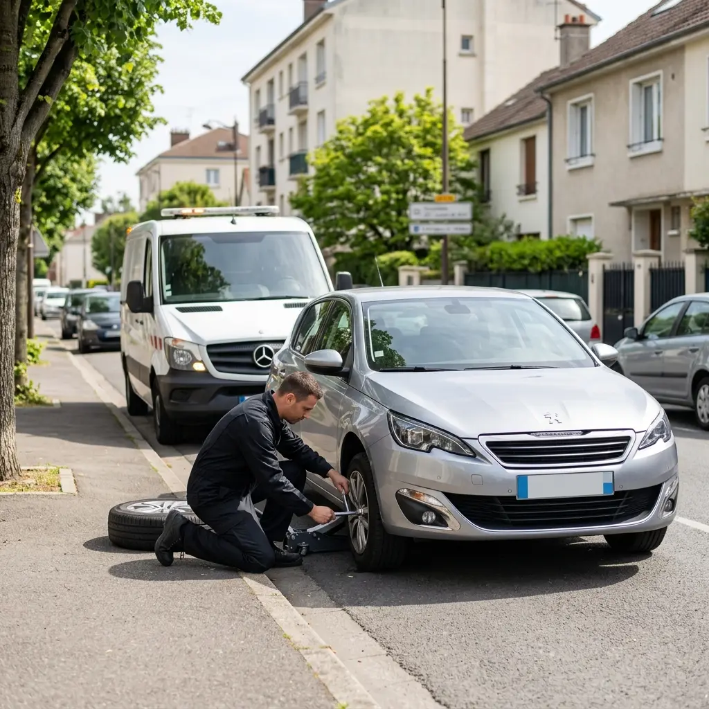 Les bons gestes en cas de crevaison à Châtenay-Malabry