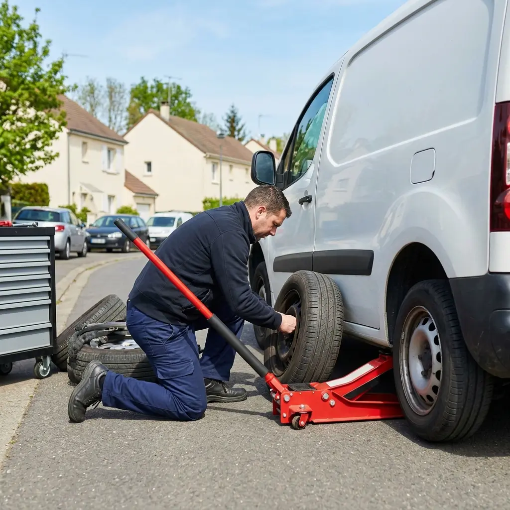 Gestes de sécurité en cas de crevaison