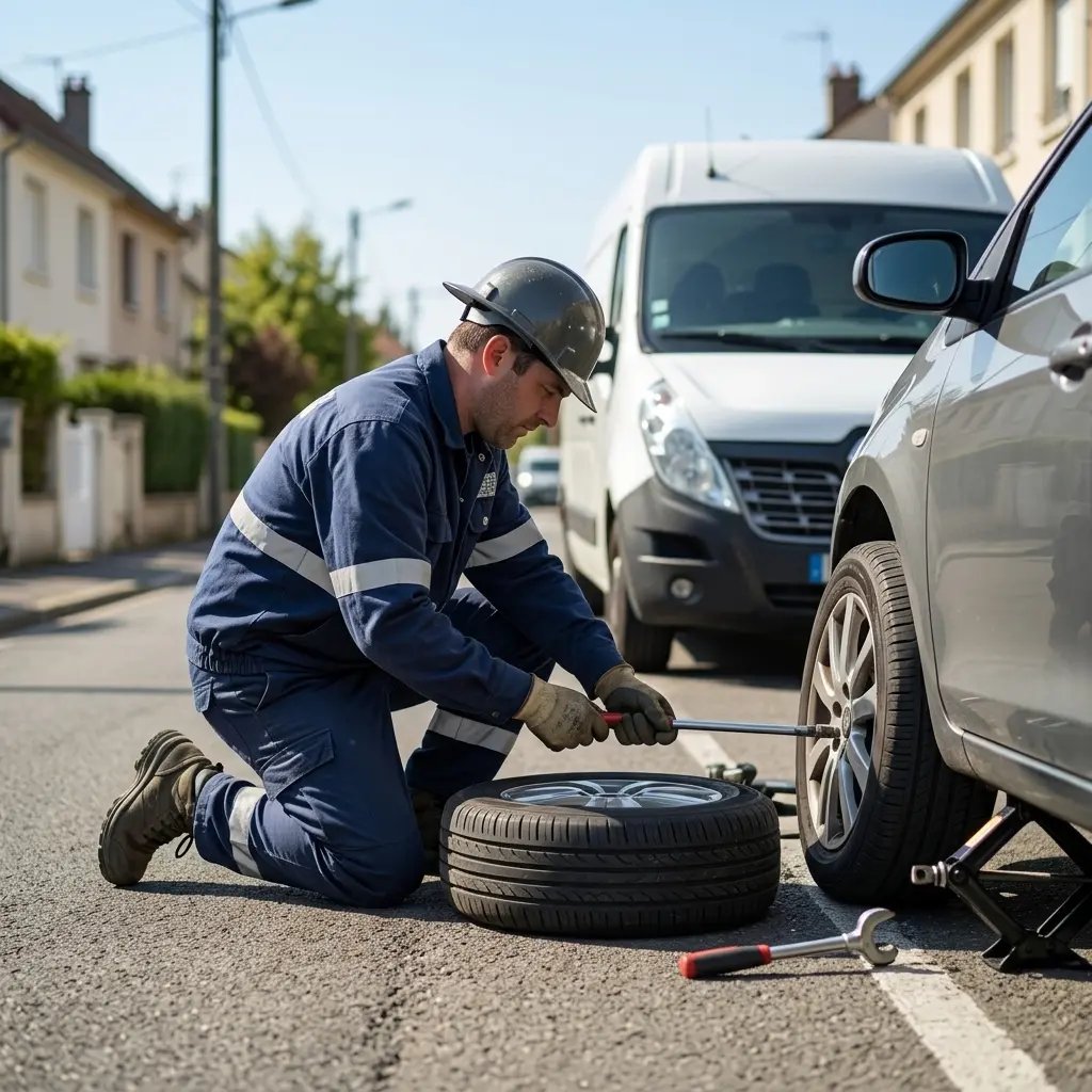 Dépannage crevaison Villeneuve-la-Garenne (92390)