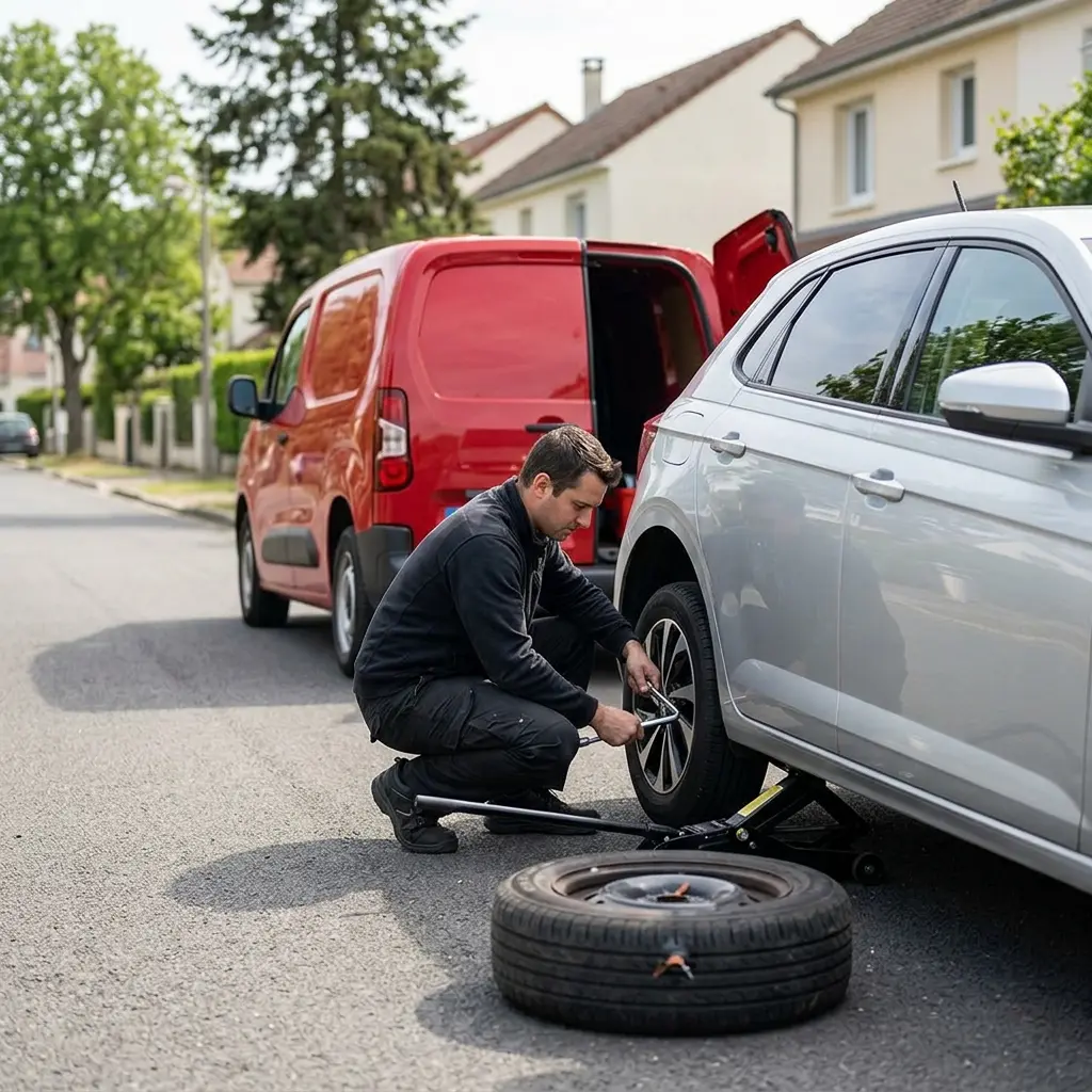 Les gestes essentiels en cas de crevaison