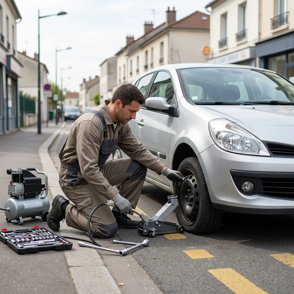 Dépannage crevaison Montreuil (93100)