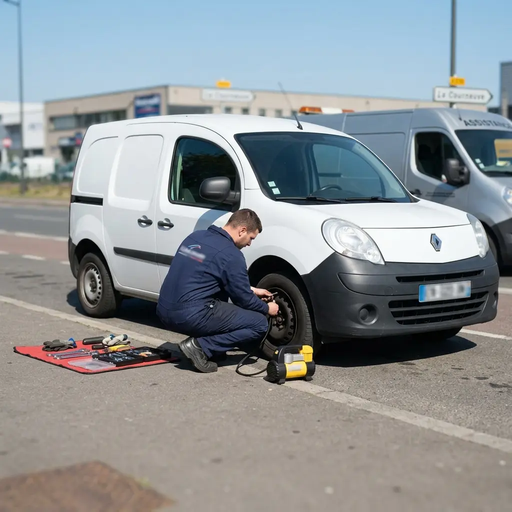 Dépannage crevaison Courneuve (93120)
