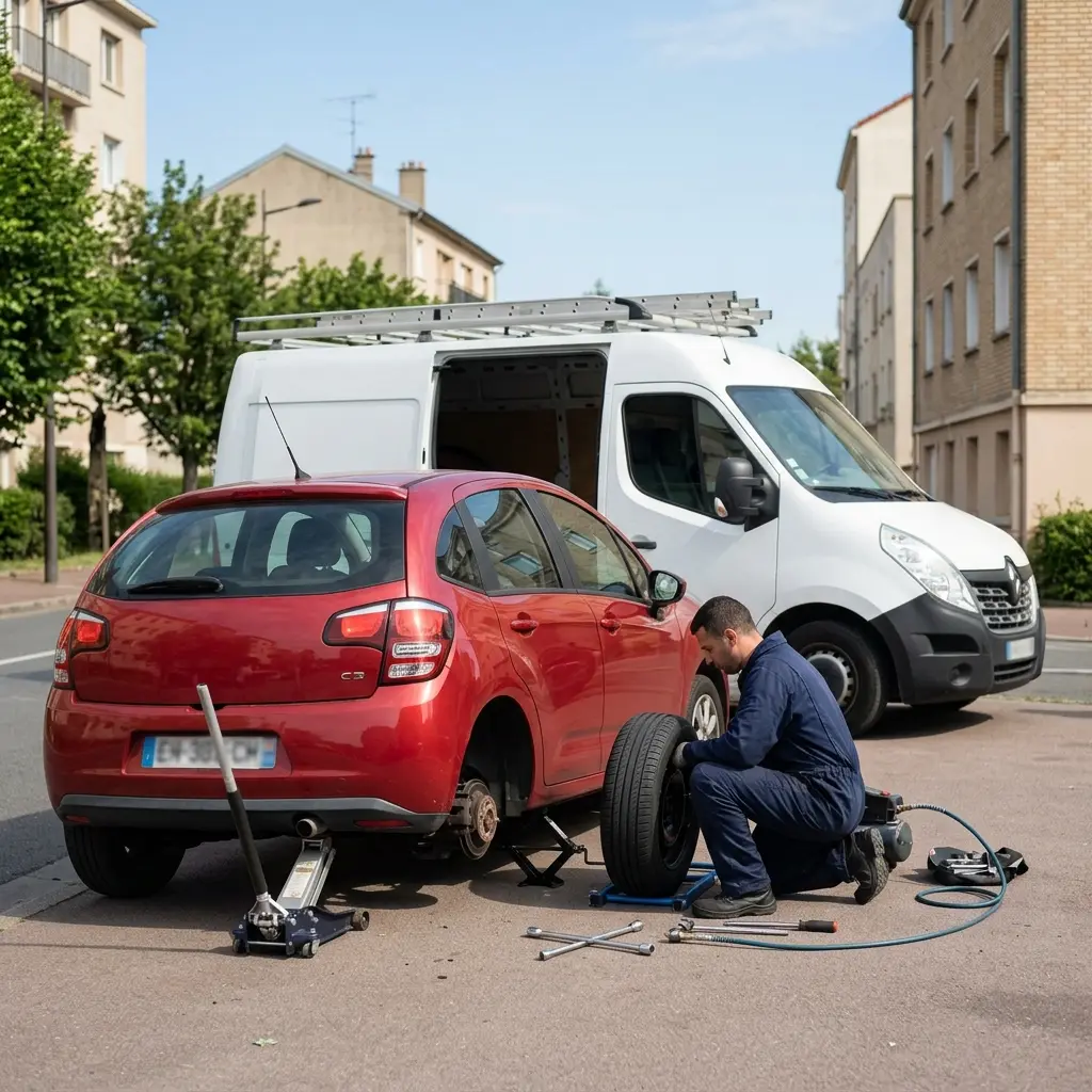 Dépannage crevaison Bagnolet (93170)
