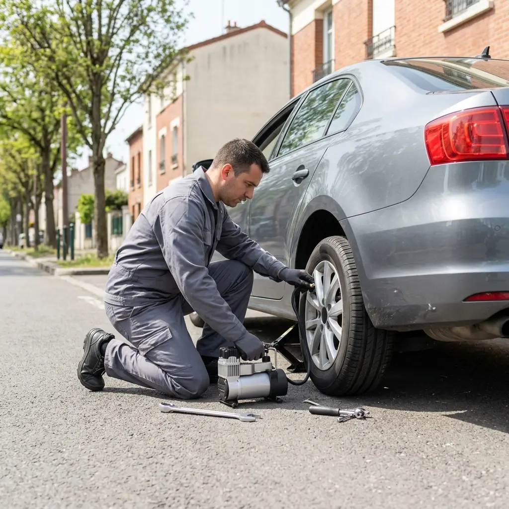 Dépannage crevaison Aubervilliers (93300)