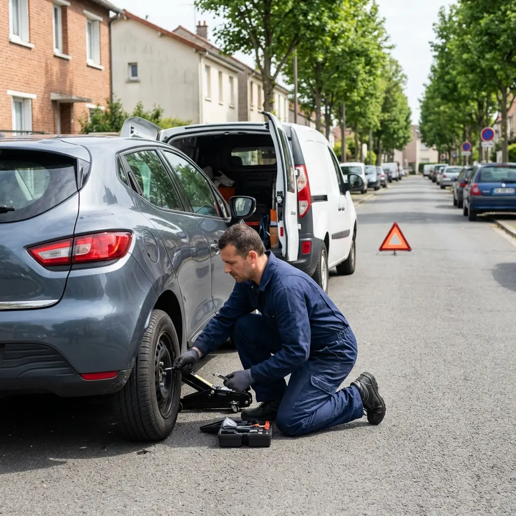 Dépannage crevaison Clichy-sous-Bois (93390)