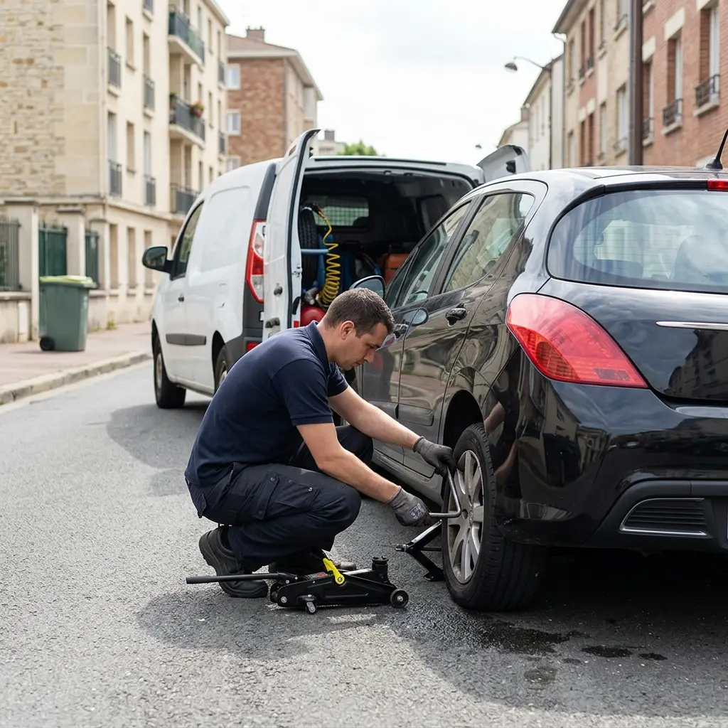 Les bons gestes en cas de crevaison à Saint-Ouen-sur-Seine
