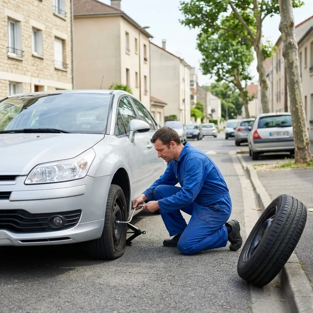 Dépannage crevaison Aulnay-sous-Bois (93600)