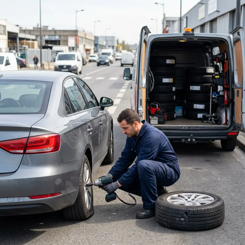 Notre approche technique pour le dépannage de pneu