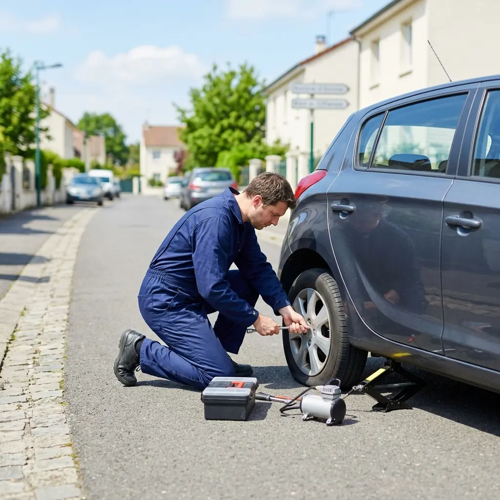 Comment réagir correctement lors d'une crevaison