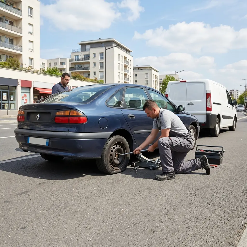Dépannage crevaison Vitry-sur-Seine (94400)