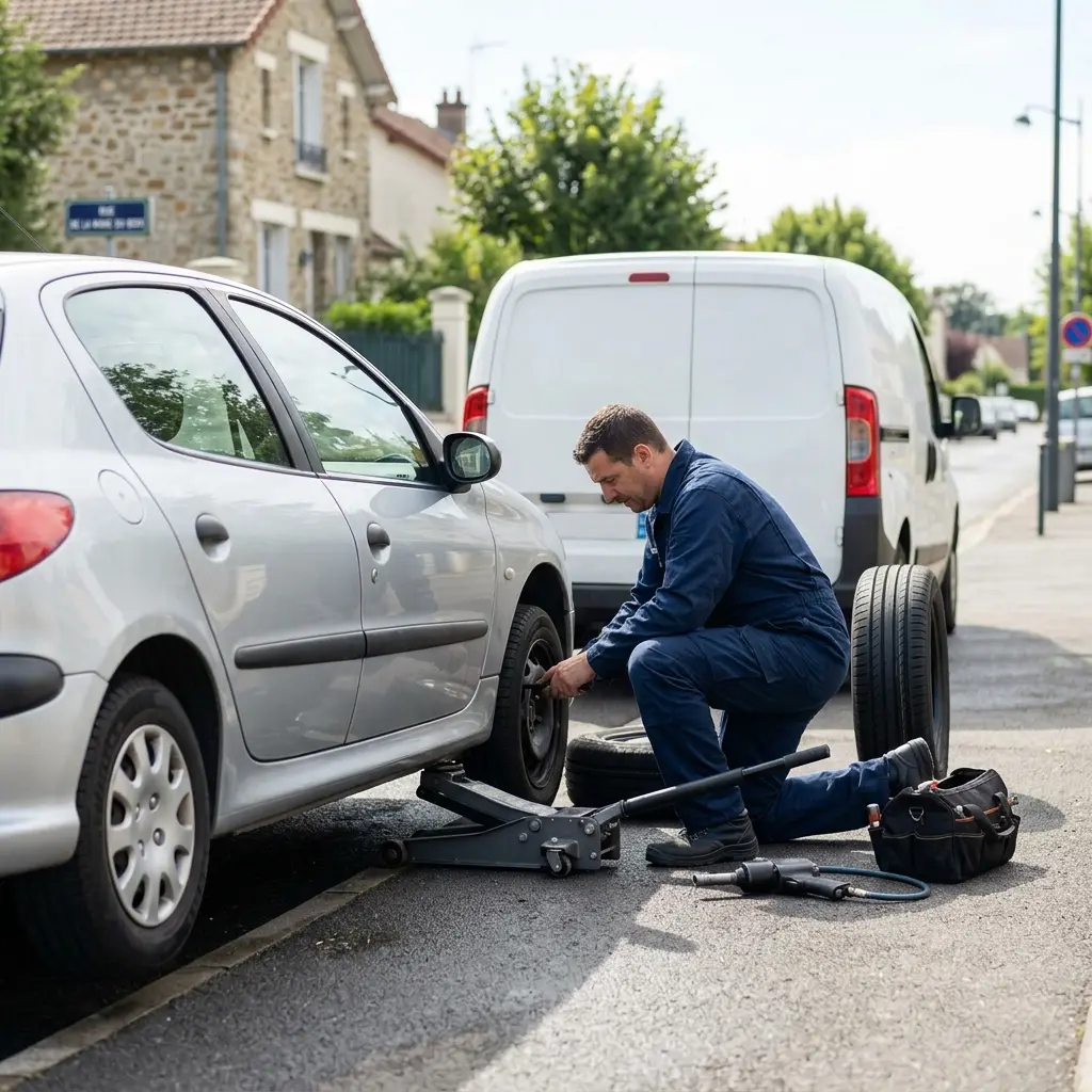 Dépannage crevaison Le Plessis-Trévise (94420)