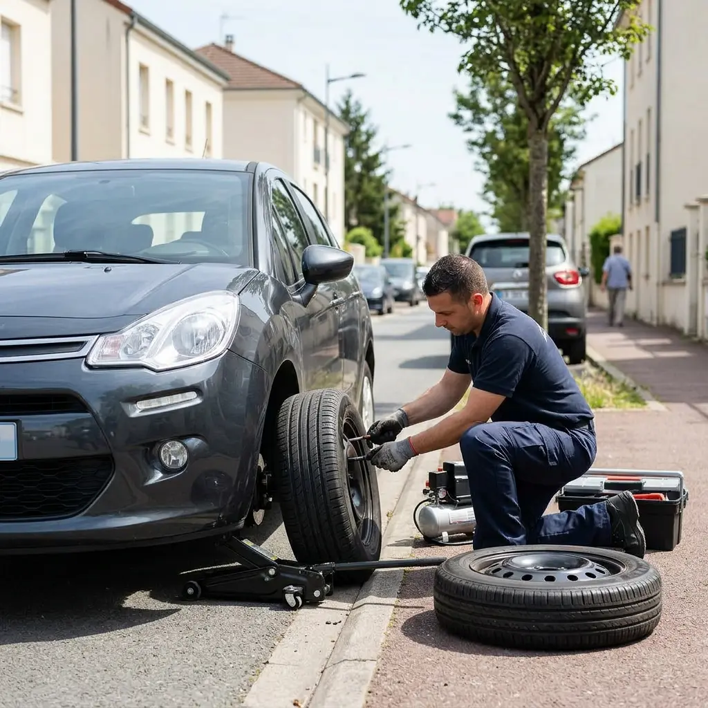 Dépannage crevaison Chennevières-sur-Marne (94430)