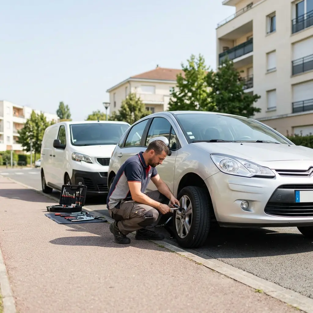 Dépannage crevaison Cergy (95000)