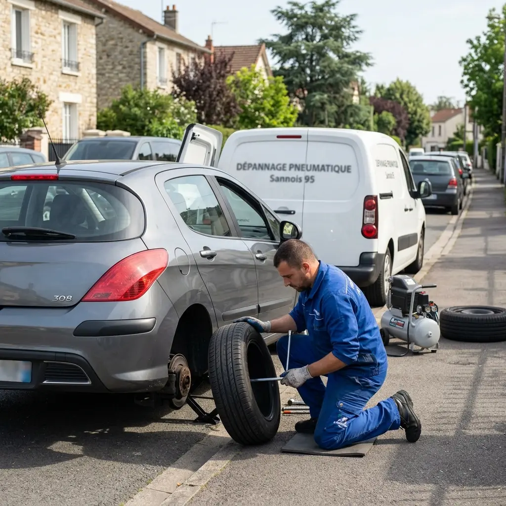 Prévenir et réagir lors d'une crevaison à Sannois