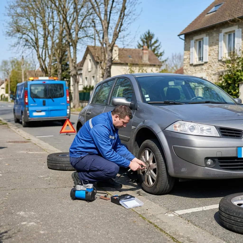 Dépannage crevaison Beaumont-sur-Oise (95260)