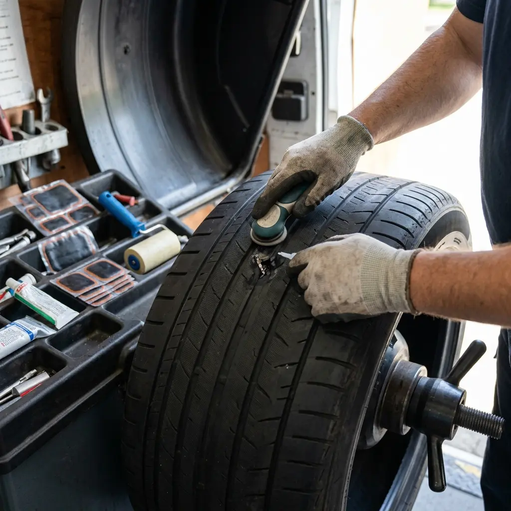 Notre approche technique pour traiter vos pneus plats