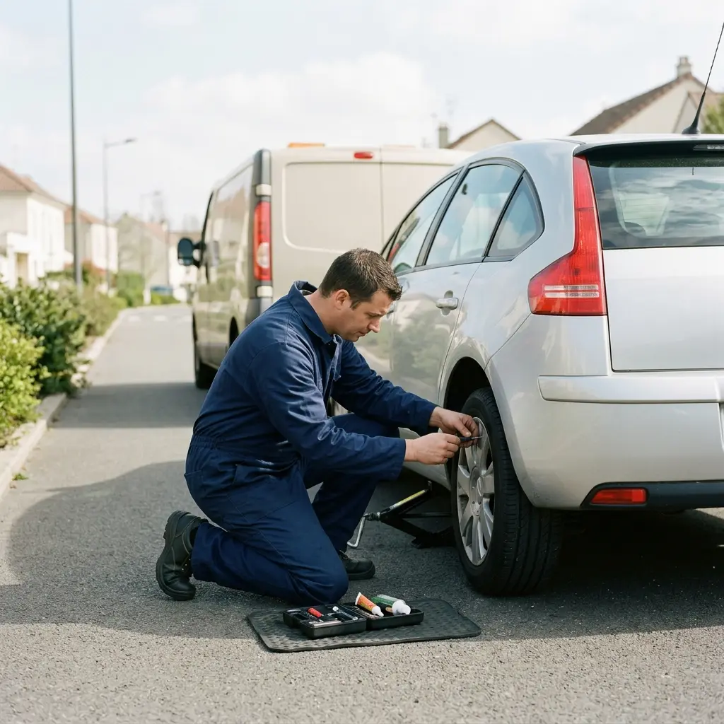 Dépannage crevaison Pontoise (95300)
