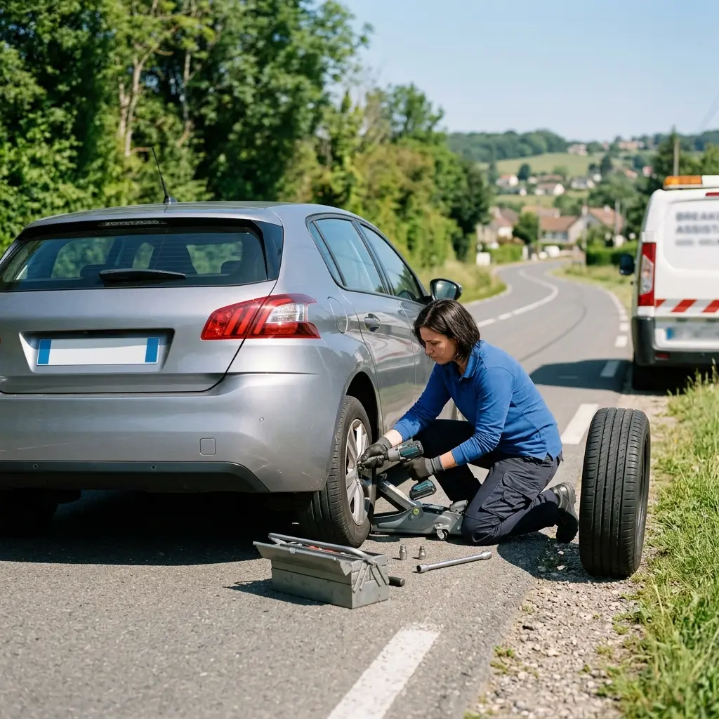 Dépannage crevaison Saint-Prix (95390)