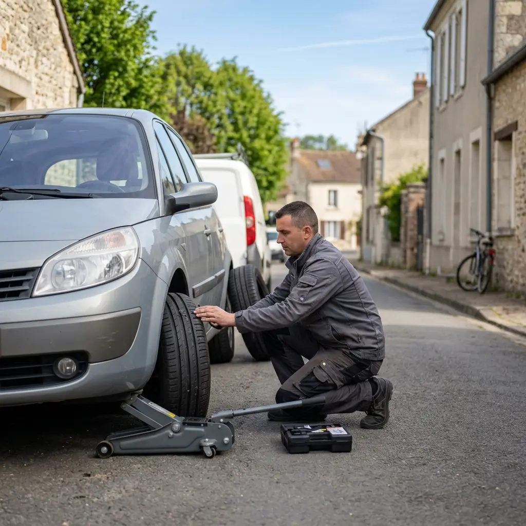Les bons gestes à adopter lors d'une crevaison