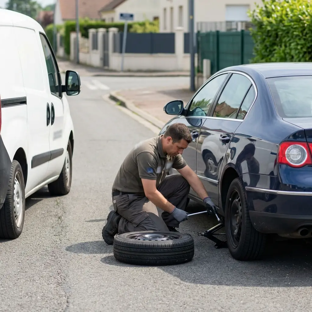 Comment réagir face à un pneu crevé sur vos trajets