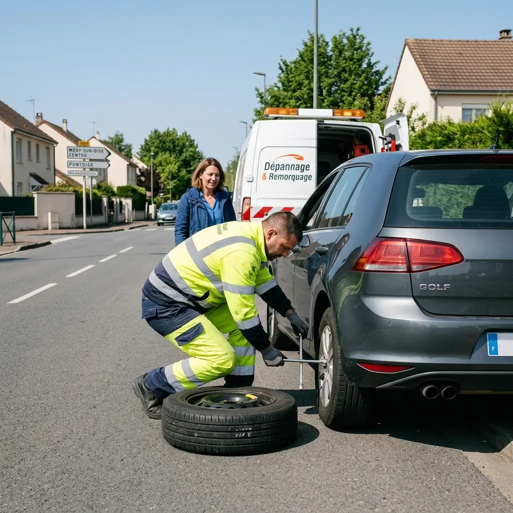 Comment se déroule l'intervention à Méry-sur-Oise ?