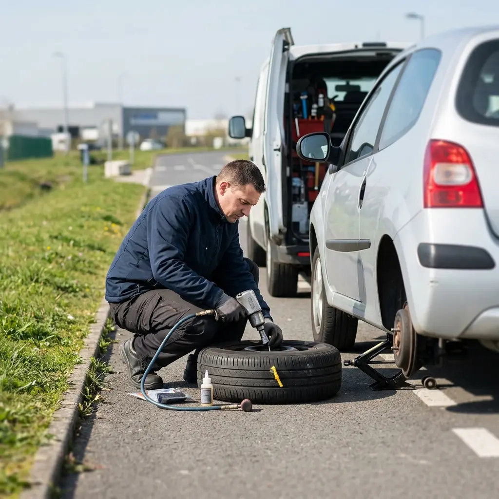 Dépannage crevaison Roissy-en-France (95700)