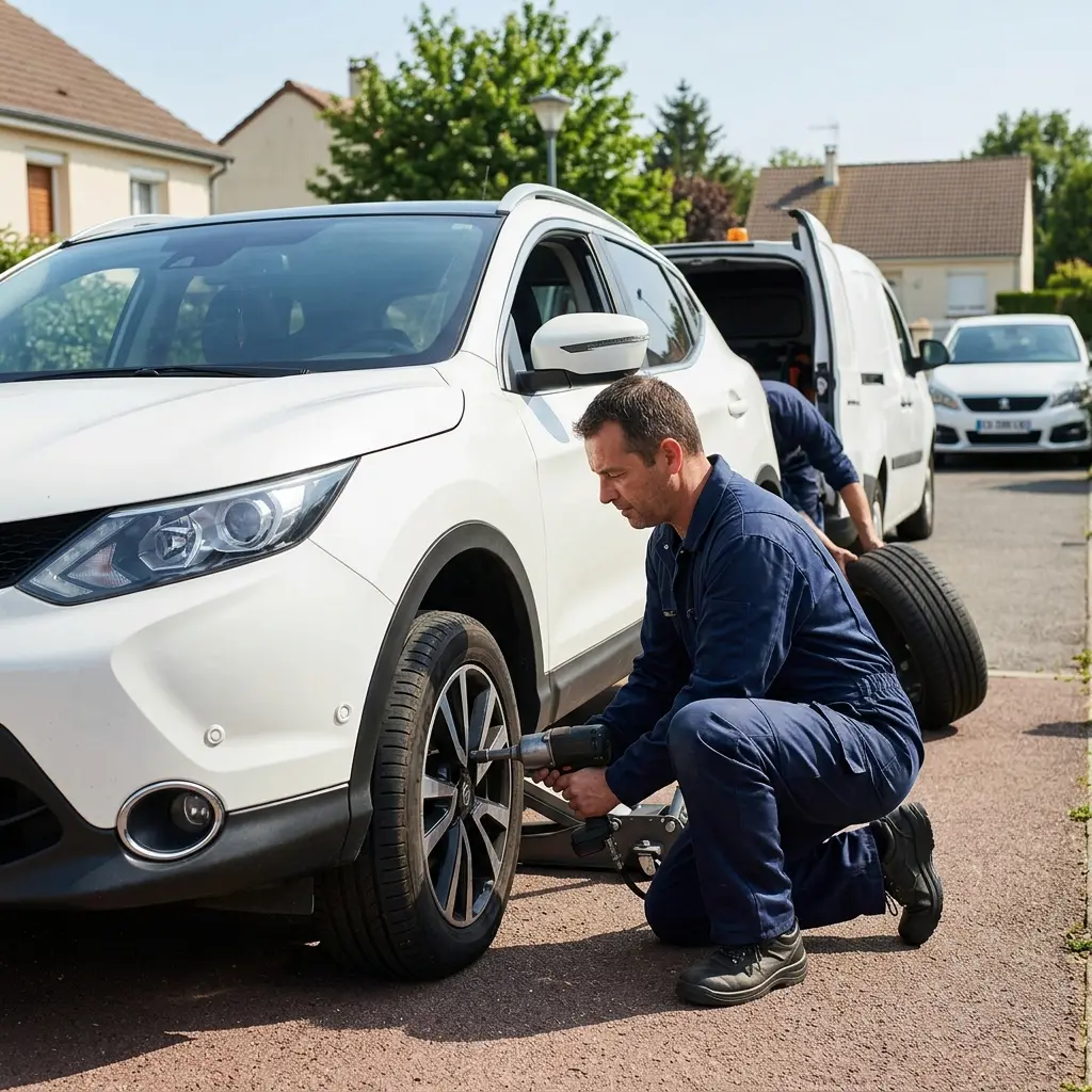 Réflexes en cas de pneu à plat