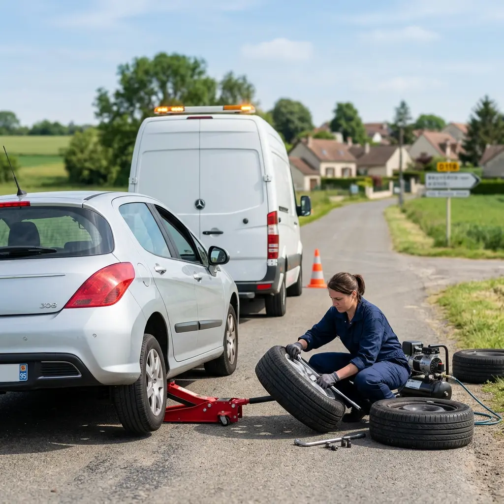 Comment se déroule l'intervention à Bruyères-sur-Oise ?