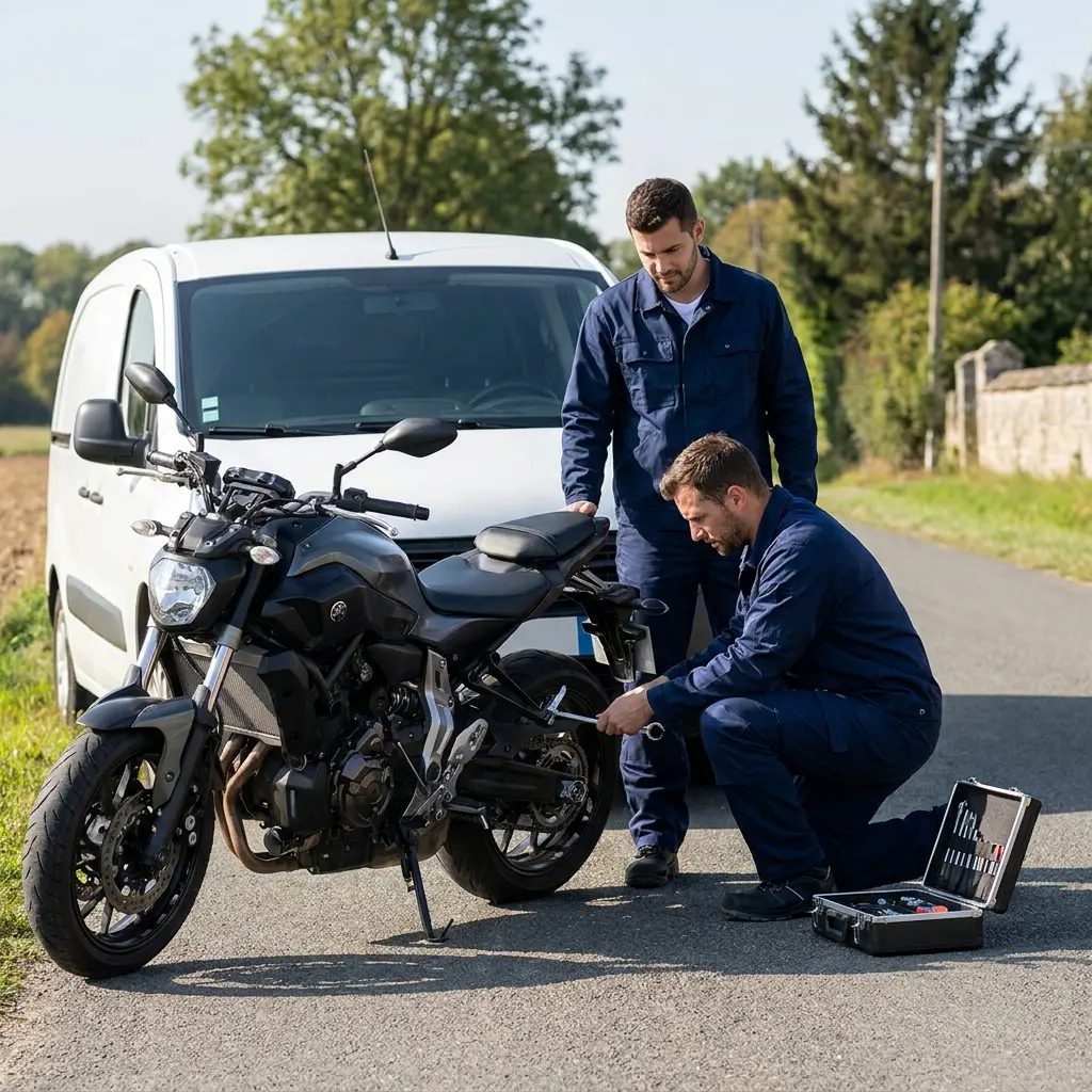 Besoin d'un dépannage moto rapide à Creil ?