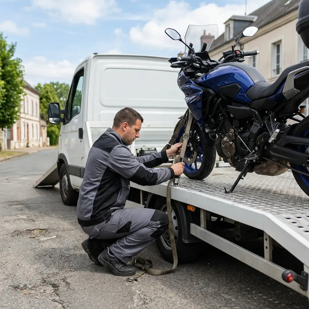 Comment se déroule le dépannage moto à Clairoix ?
