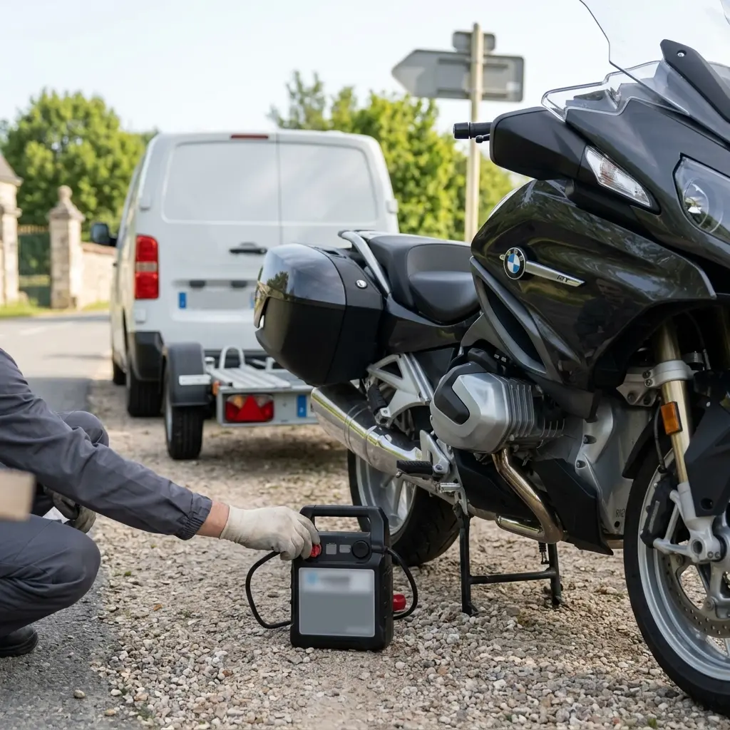 Comment nous traitons votre panne de deux-roues sur place