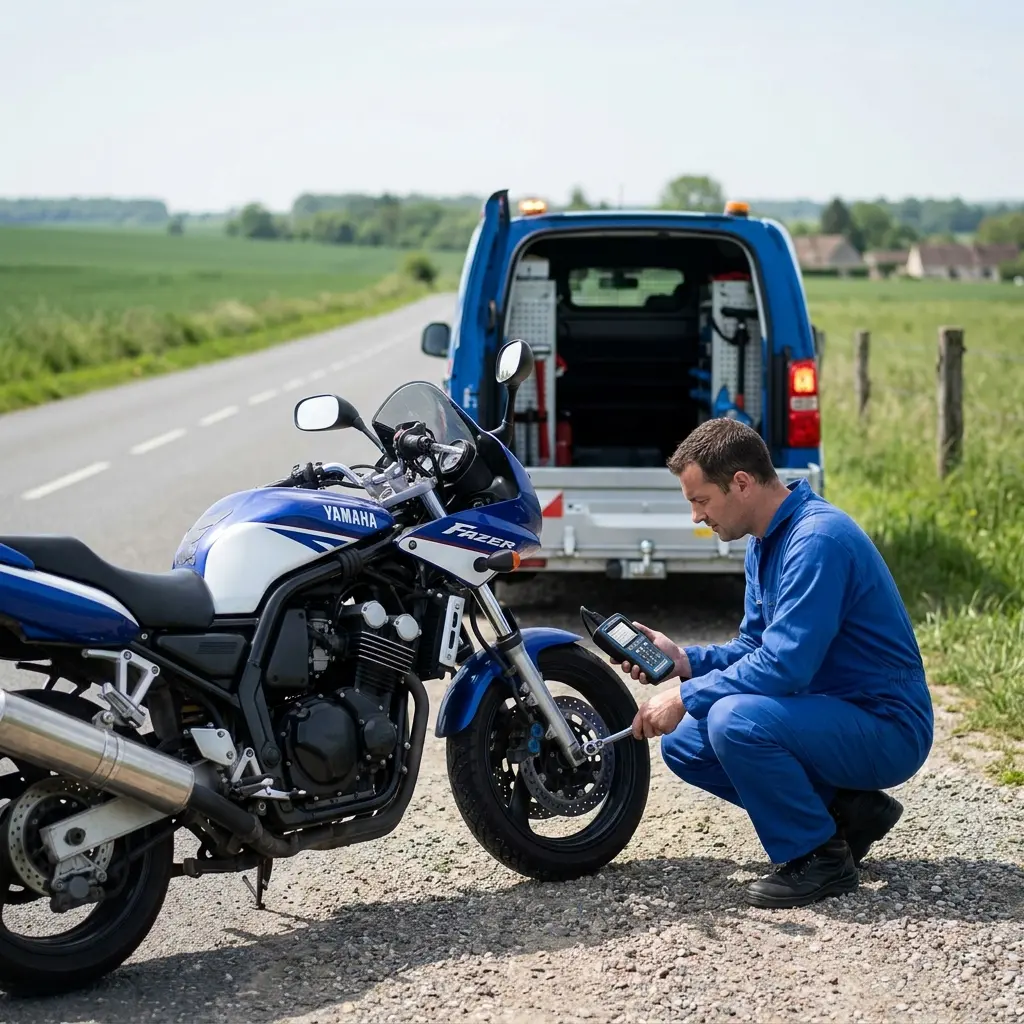 Notre approche professionnelle pour le dépannage moto à Lagny-le-Sec