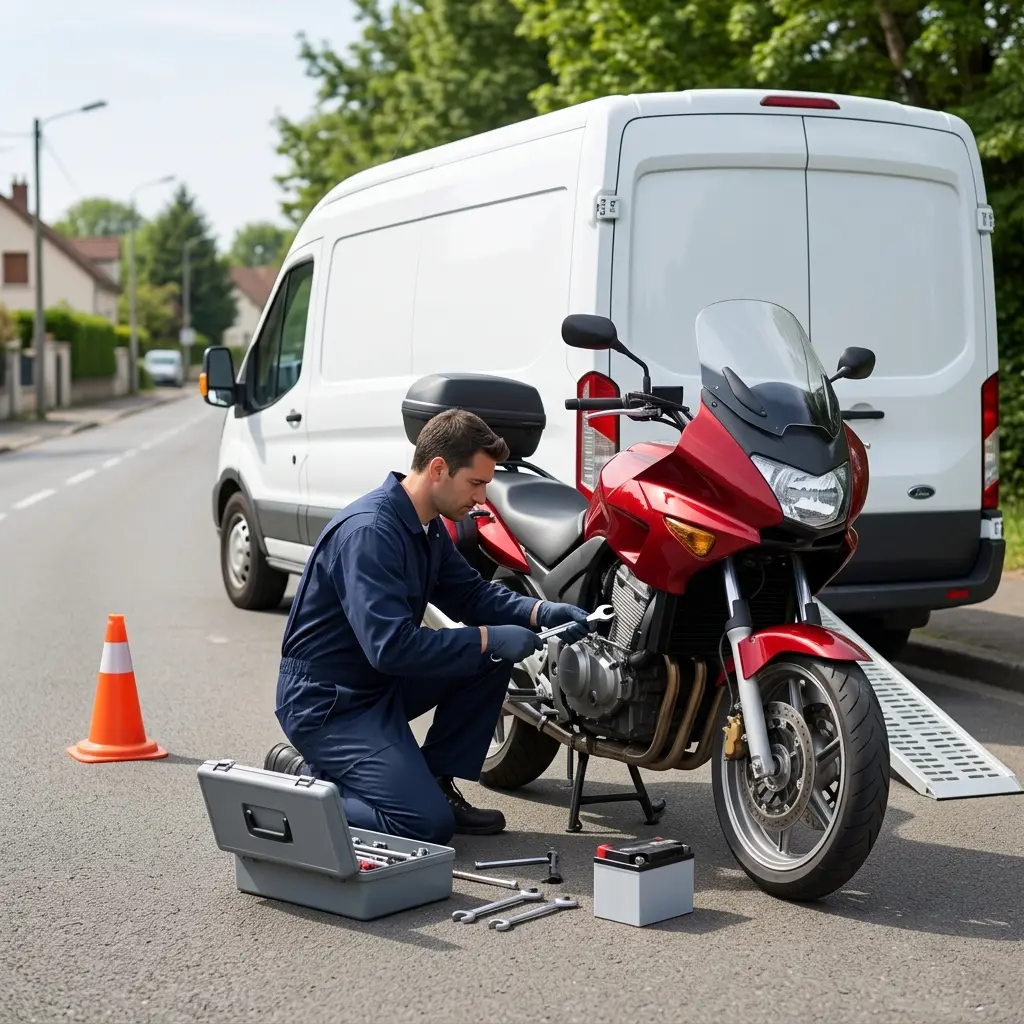 Comment réagir en cas de panne de moto au Plessis-Belleville ?
