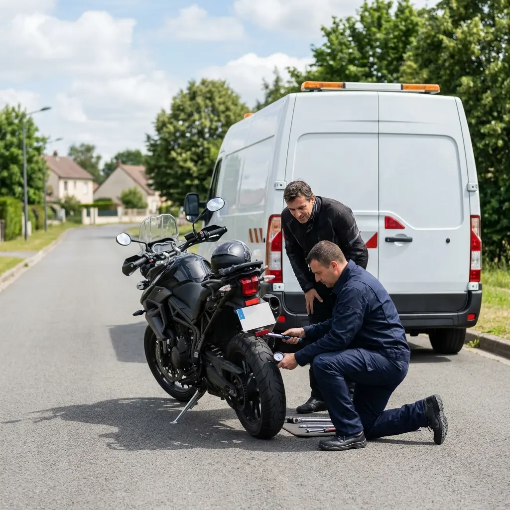 Un service de remorquage moto transparent et professionnel