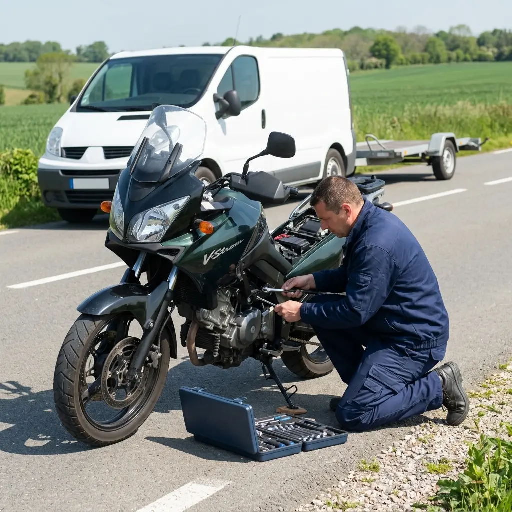 Comment réagir correctement lors d'une panne de moto ?