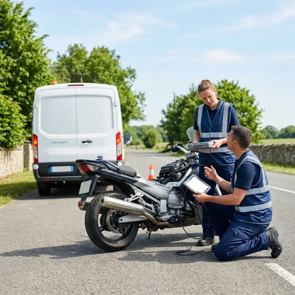 Une assistance moto professionnelle pour rouler l'esprit tranquille