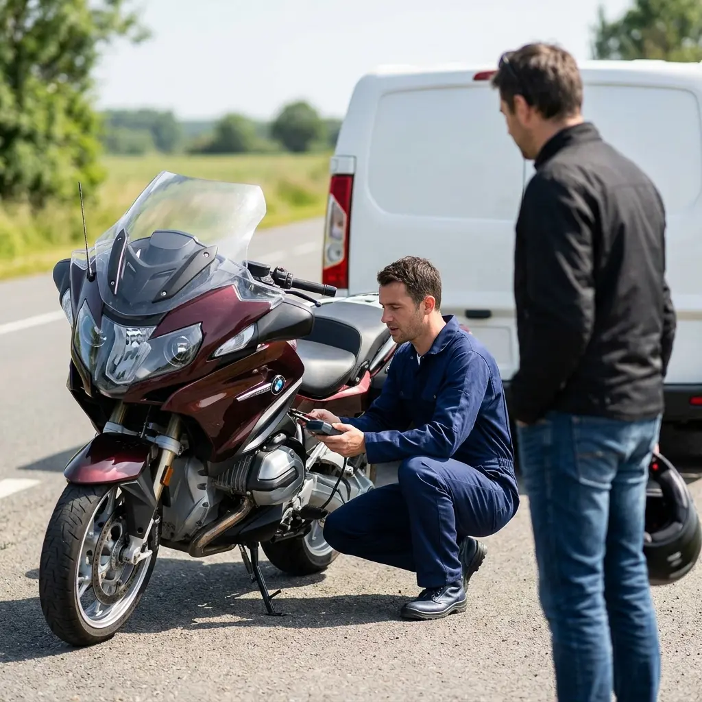 Comment réagir face à une panne de moto à Précy-sur-Oise ?