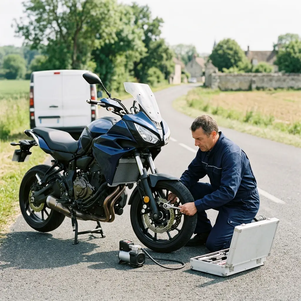 Les gestes essentiels en cas de panne de moto