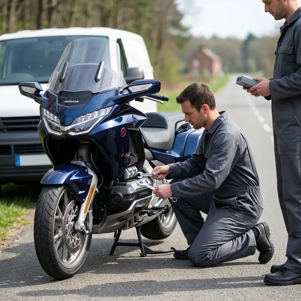 Les gestes essentiels en cas de panne de moto à Coye-la-Forêt