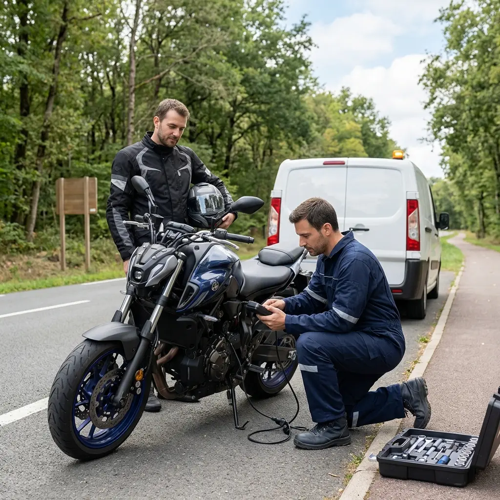 Dépannage moto Coye-la-Forêt (60580)