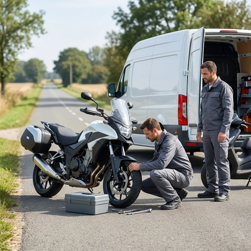 Comment réagir face à une panne de moto à Sérifontaine ?