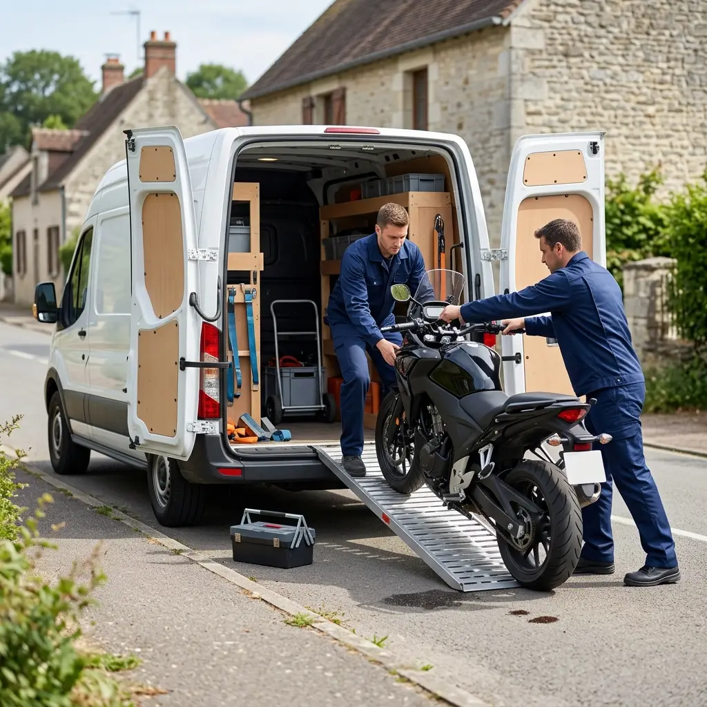 Un service de remorquage moto transparent et professionnel