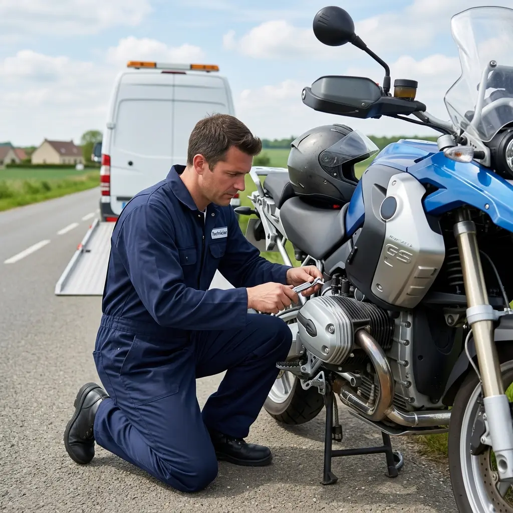Dépannage moto Sérifontaine (60590)