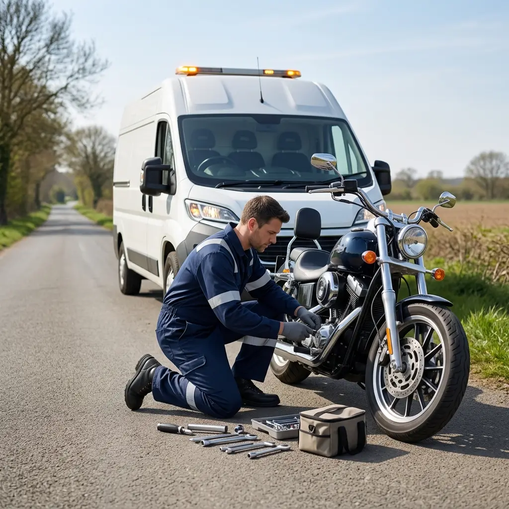 Une solution de dépannage moto transparente et efficace