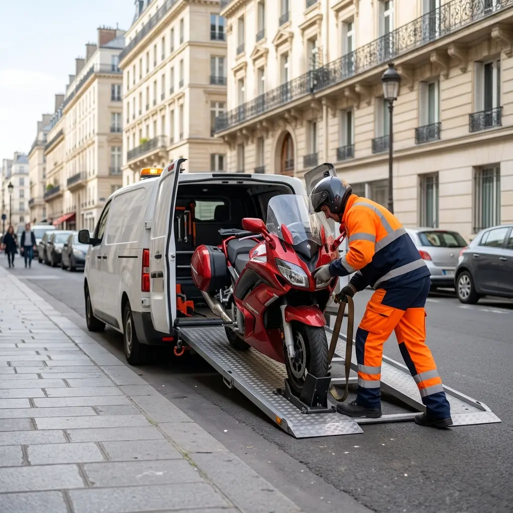 Dépannage moto Paris 1 (75001)