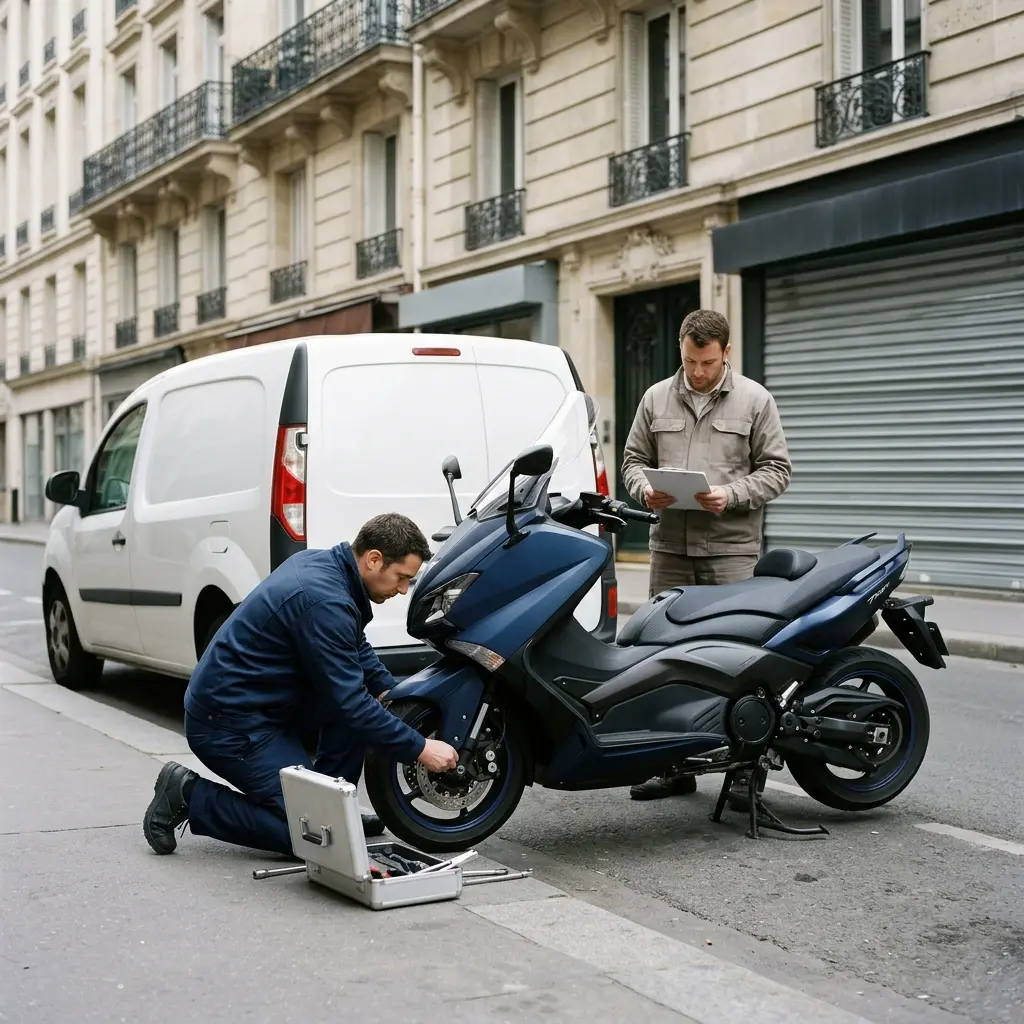 Comment se déroule le dépannage moto à Paris 3 ?