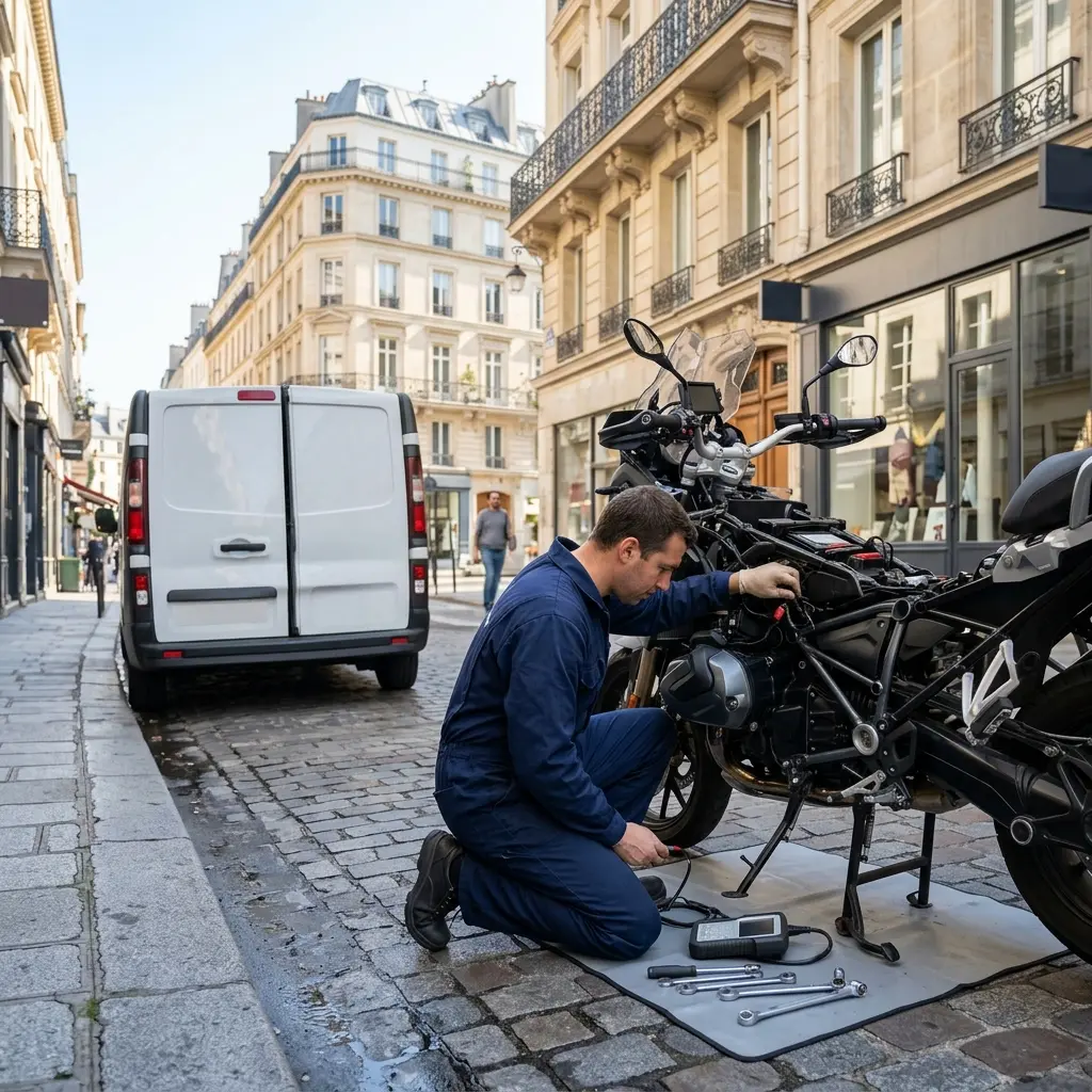 Une assistance moto fiable et transparente pour tous vos trajets